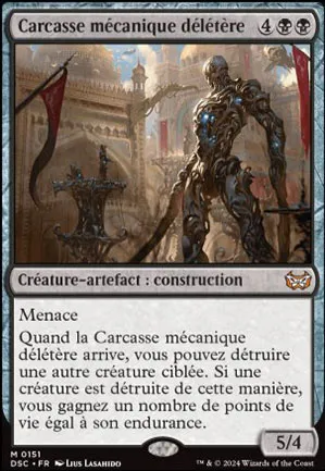 Carcasse mécanique délétère