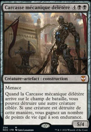 Carcasse mécanique délétère