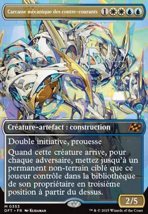 Carcasse mécanique des contre-courants