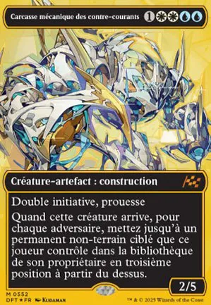 Carcasse mécanique des contre-courants