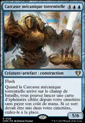 Carcasse mécanique torrentielle