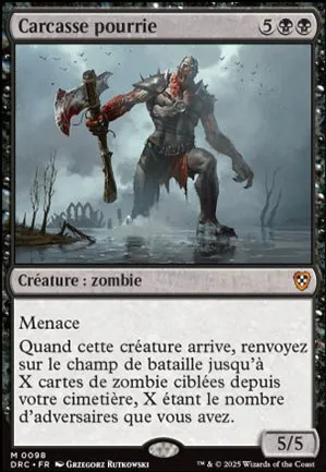 Carcasse pourrie