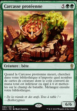 Carcasse protéenne