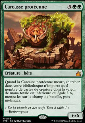 Carcasse protéenne