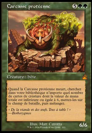 Carcasse protéenne
