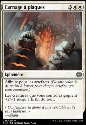 Carnage à plaques