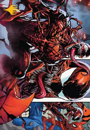 Carnage, chaos écarlate – Illustration