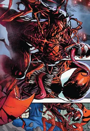 Carnage, chaos écarlate – Illustration