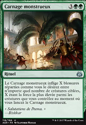 Carnage monstrueux