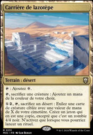 Carrière de lazotèpe