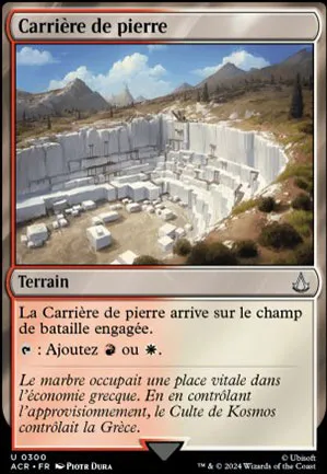 Carrière de pierre