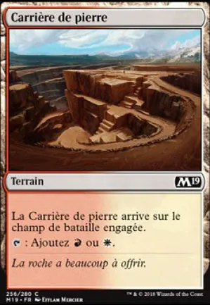 Carrière de pierre