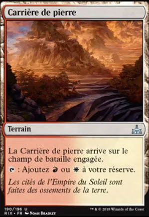 Carrière de pierre