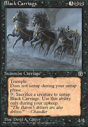 Carrosse de noirceur