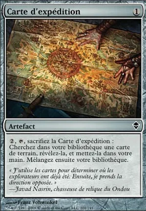 Carte d'expédition