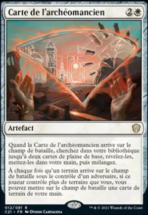 Carte de l'archéomancien