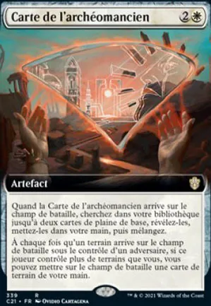 Carte de l'archéomancien