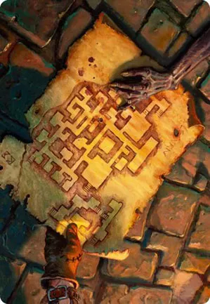 Carte du donjon - Illustration