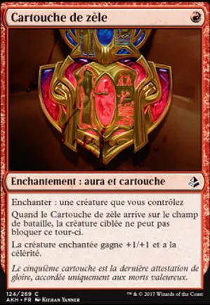 Cartouche de zèle