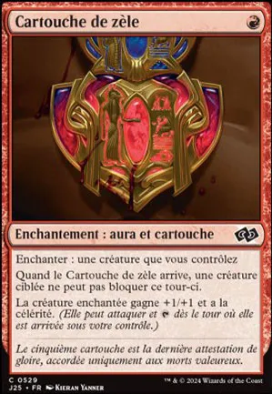 Cartouche de zèle
