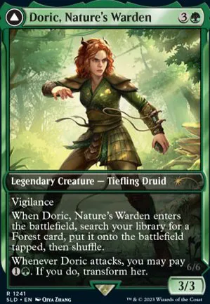 Casal, Lurkwood Pathfinder // Casal, Pathbreaker Owlbear