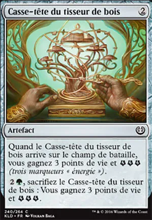 Casse-tête du tisseur de bois