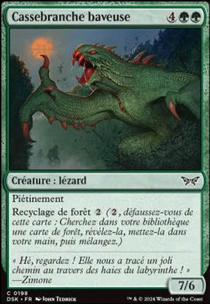 Cassebranche baveuse