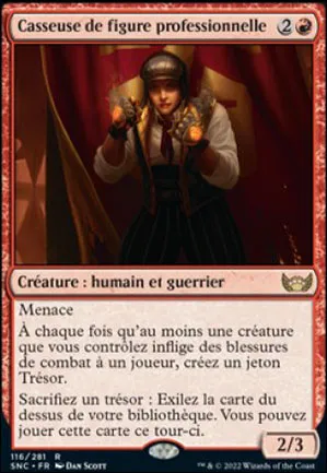 Casseuse de figure professionnelle
