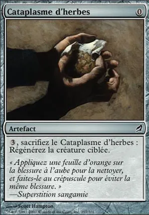 Cataplasme d'herbes