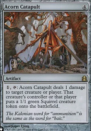 Catapulte à glands