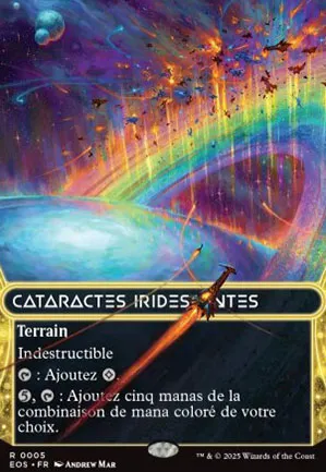 Cataractes iridescentes