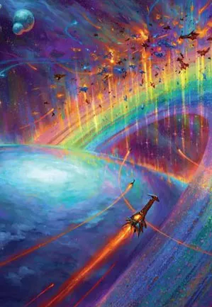 Cataractes iridescentes - Illustration
