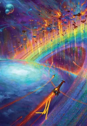 Cataractes iridescentes - Illustration