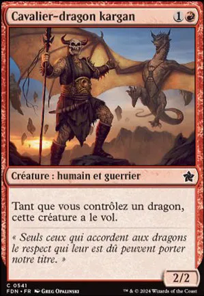 Cavalier-dragon kargan