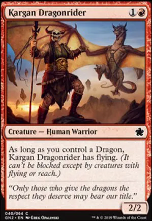 Cavalier-dragon kargan