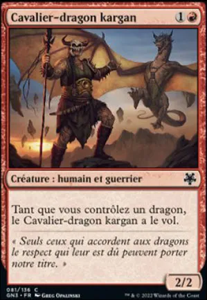 Cavalier-dragon kargan