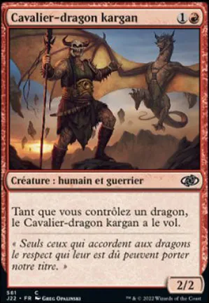 Cavalier-dragon kargan