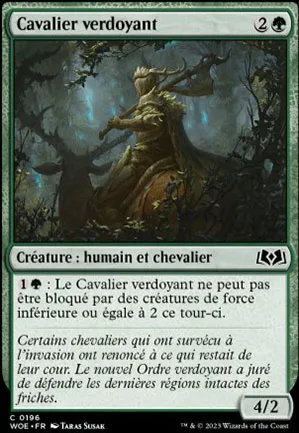 Cavalier verdoyant