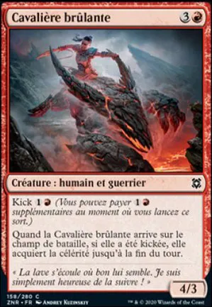 Cavalière brûlante