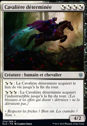 Cavalière déterminée