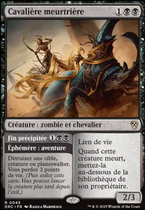 Cavalière meurtrière // Fin précipitée