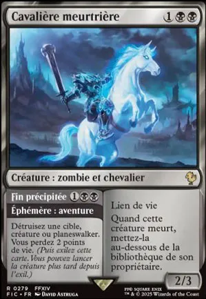 Cavalière meurtrière // Fin précipitée