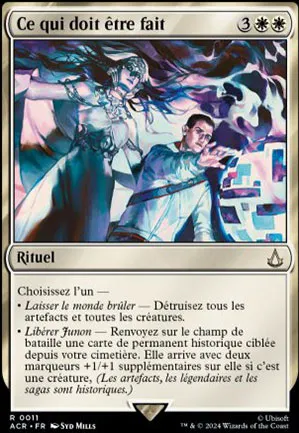 Ce qui doit être fait