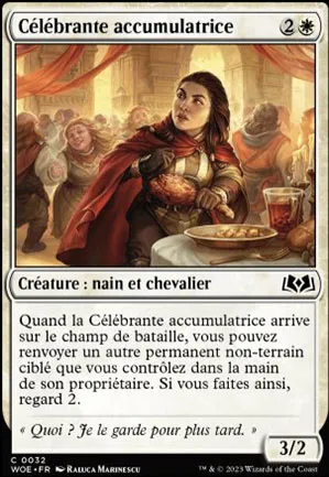 Célébrante accumulatrice