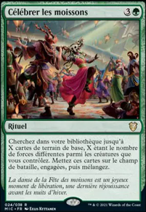 Célébrer les moissons