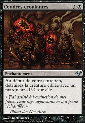 Cendres croulantes