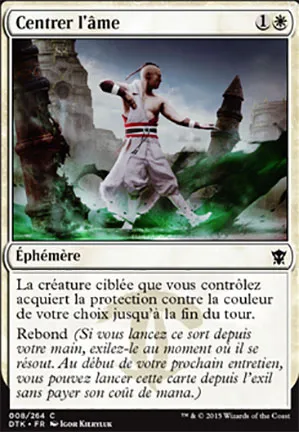 Centrer l'âme