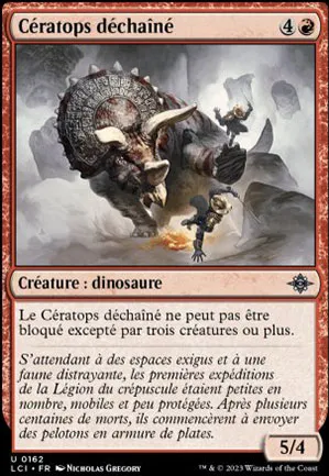 Cératops déchaîné