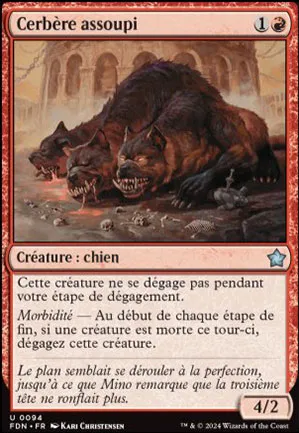 Cerbère assoupi