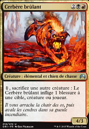 Cerbère brûlant